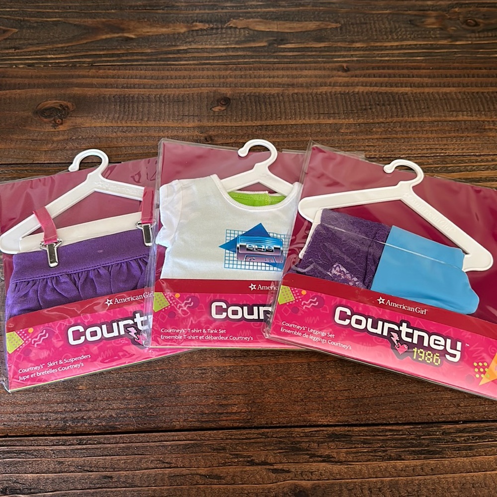 American Girl Courtney Outfit Including Retired Skirt